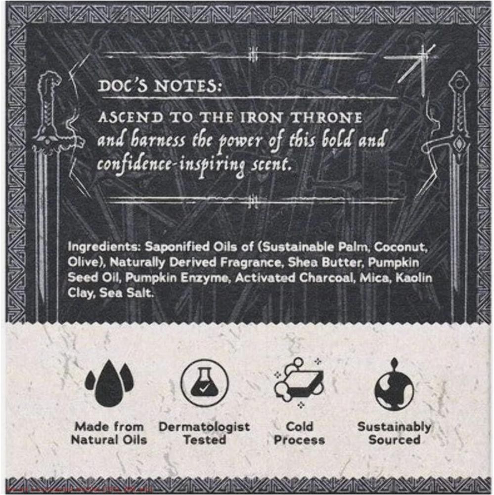 DR. SQUATCH Men’s All Natural Bar Soap – Thousand Sword Scrub – 5oz