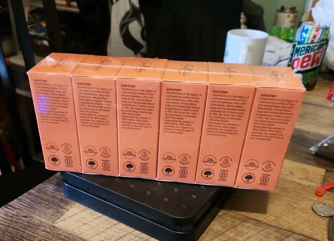 6 SheaMoisture Glowing Radiance Moisturize Bar Soap Coconut & Hibiscus