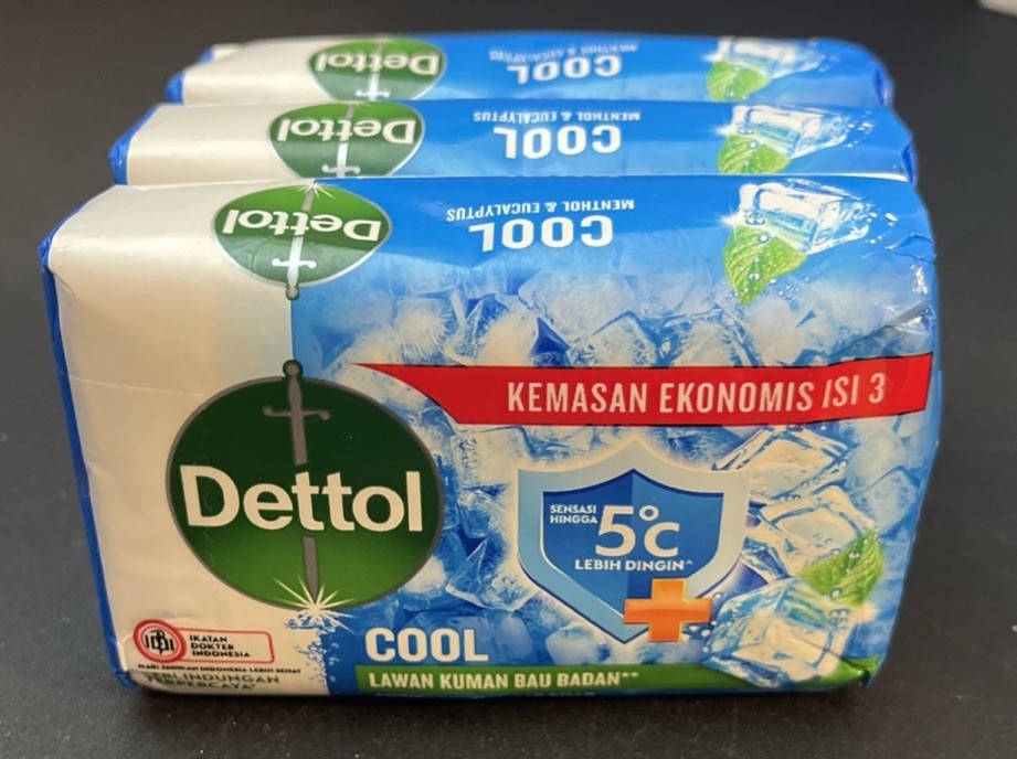 3 pack of Dettol Cool Soap Bars –