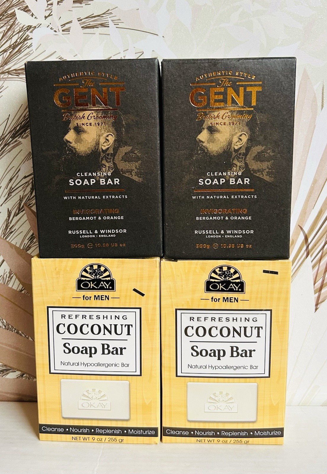 4-Pack Coconut & Bergamot Orange Bar Soap