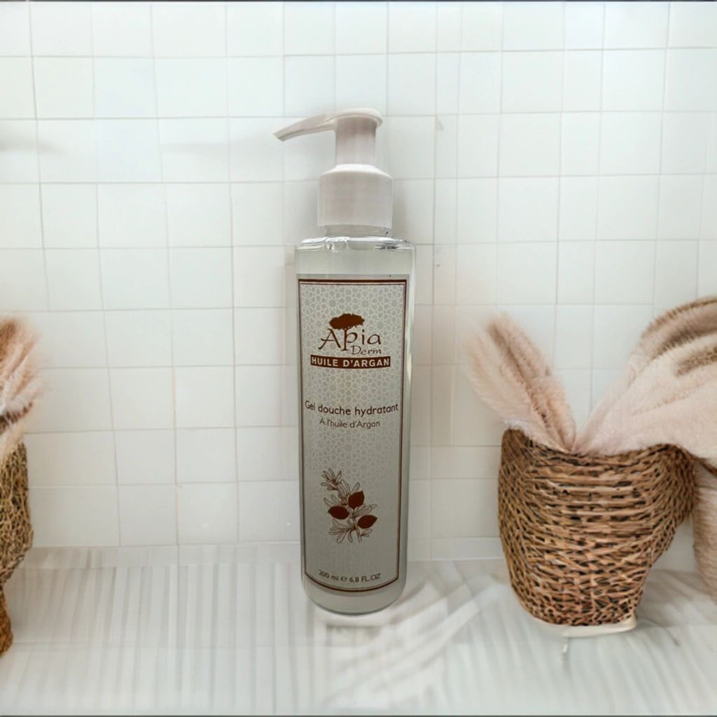 Moisturizing Shower Gel with Argan 200ml – Made in Morocco 🇲🇦