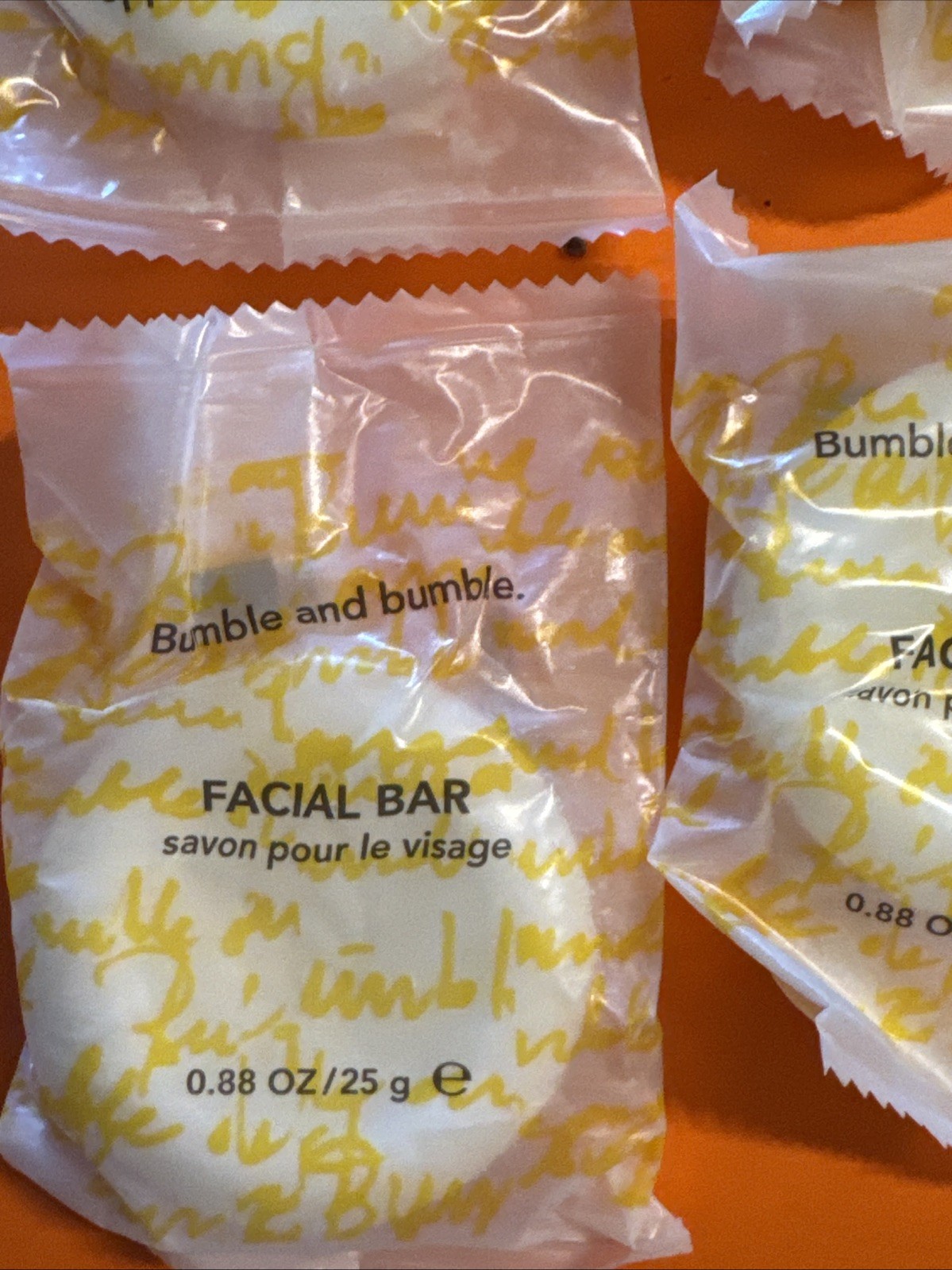 Bumble and Bumble Lot 4 travel hotel size facial bar soap 0.88 oz.