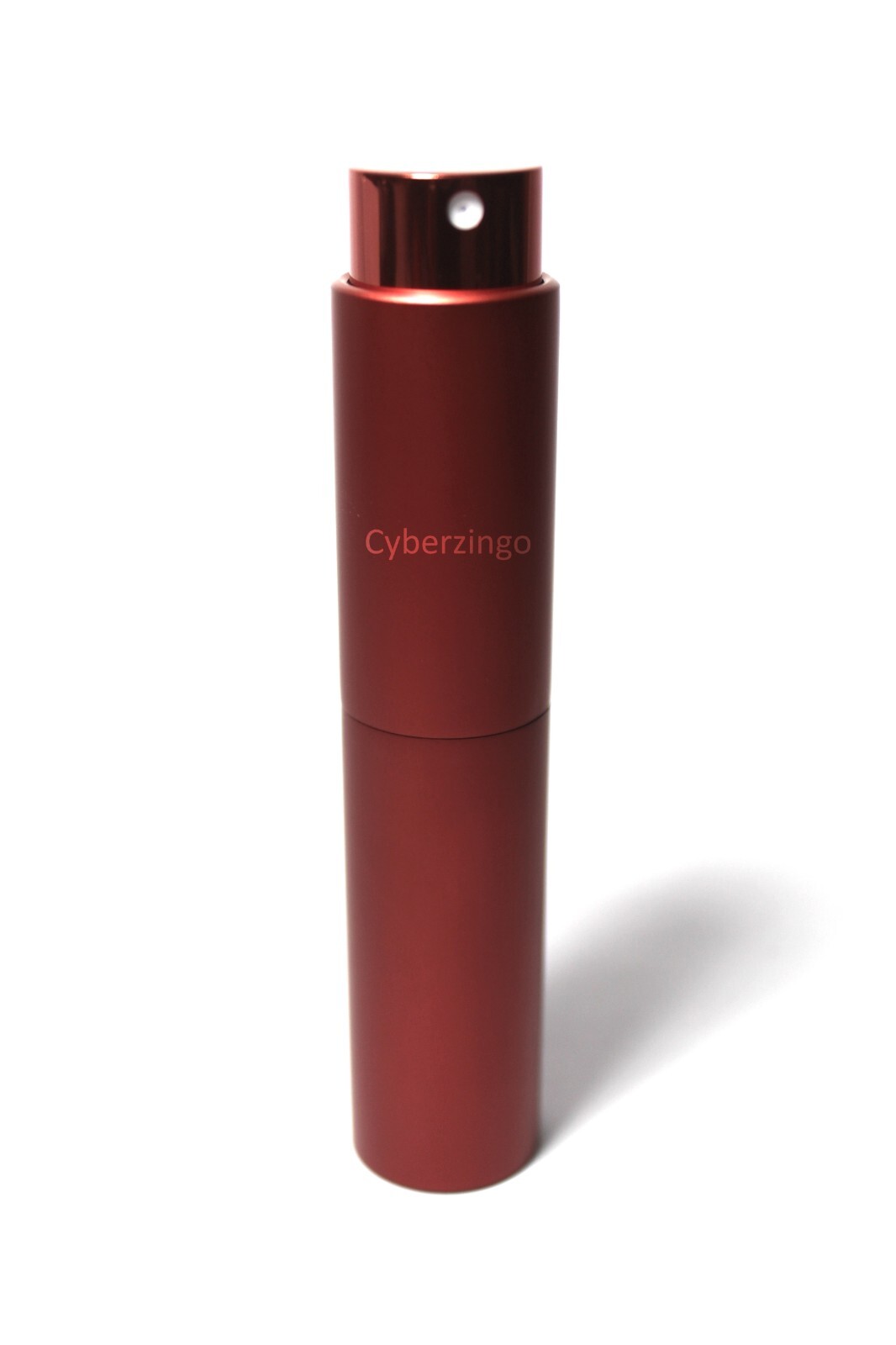 10 ML 4 Inch Perfume Spray Fragrance Bottle Rotating Head Red Aluminum Shell