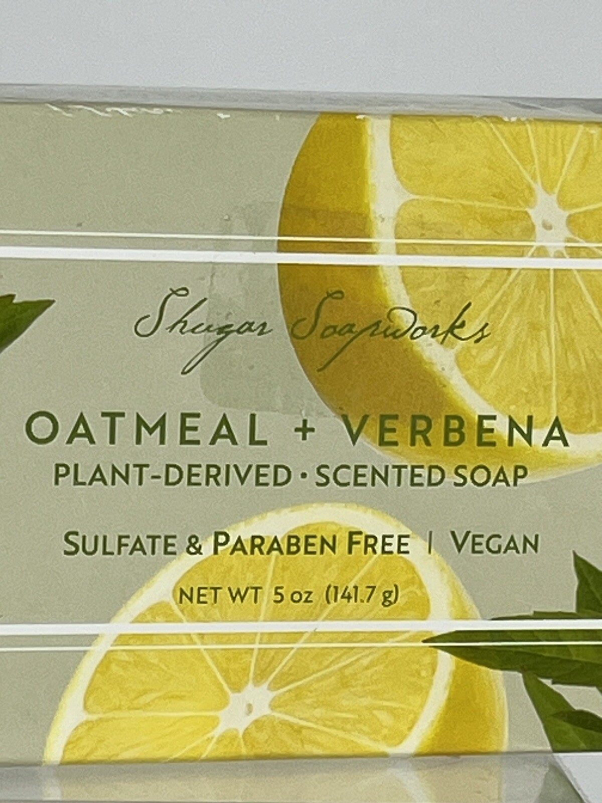Plant Based Vegan Oatmeal Lemon Verbena Soap bar – Pure Luxury for Your Skin