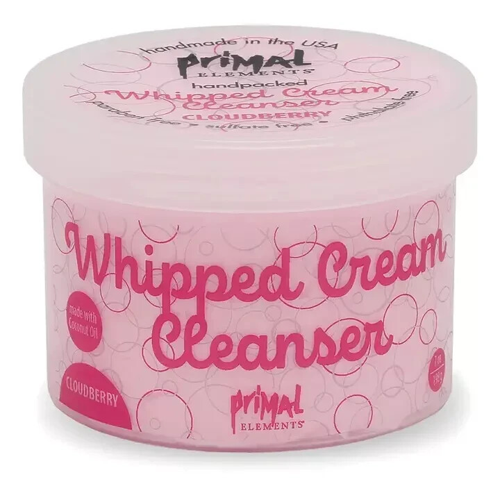 NEW PRIMAL ELEMENTS whipped cream body cleanser CLOUDBERRY paraben sulfate free