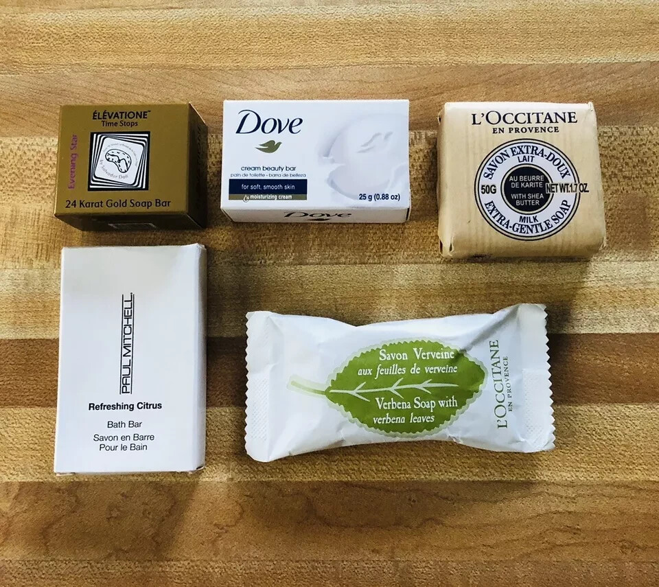 Soap Collection 20+ Travel Size Elevatione L’Occitane Paul Mitchell Bonita Dove