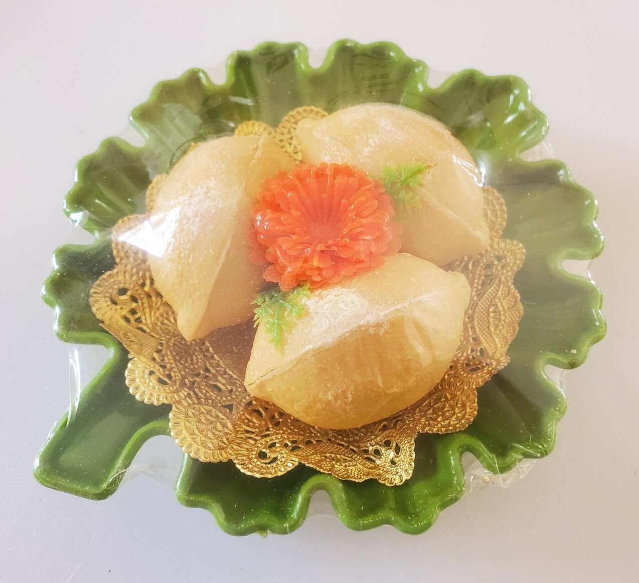 Vintage Delagar Guest Soaps Grecian Cameos Seashells Lemons NOS