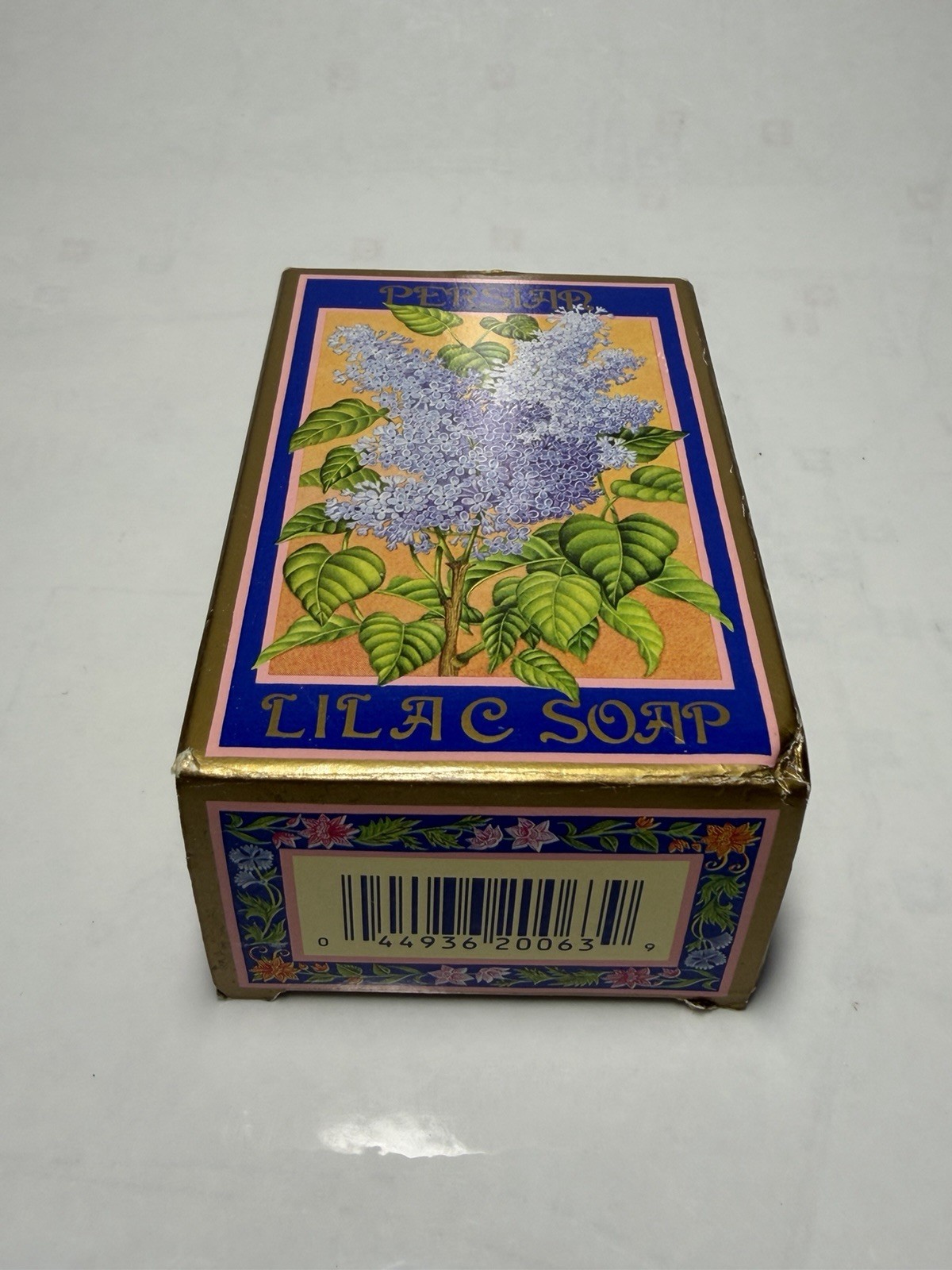 NEW Crabtree & Evelyn Savon Persian Lilac Bath Bar Soap 3.5 oz DISCONTINUED VTG