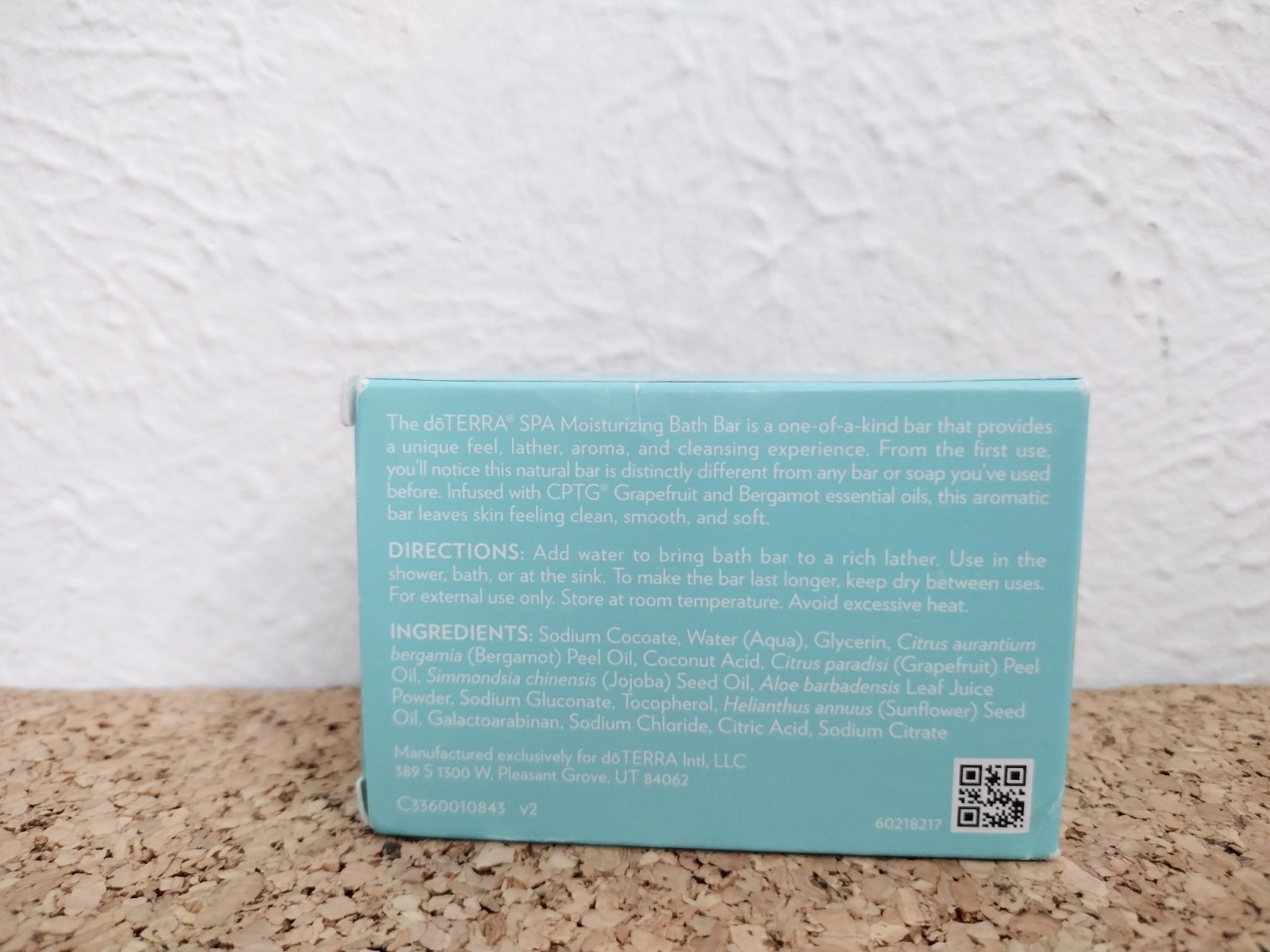 doTERRA Spa Moisturizing Bath Bar 4 oz New Exp 2027