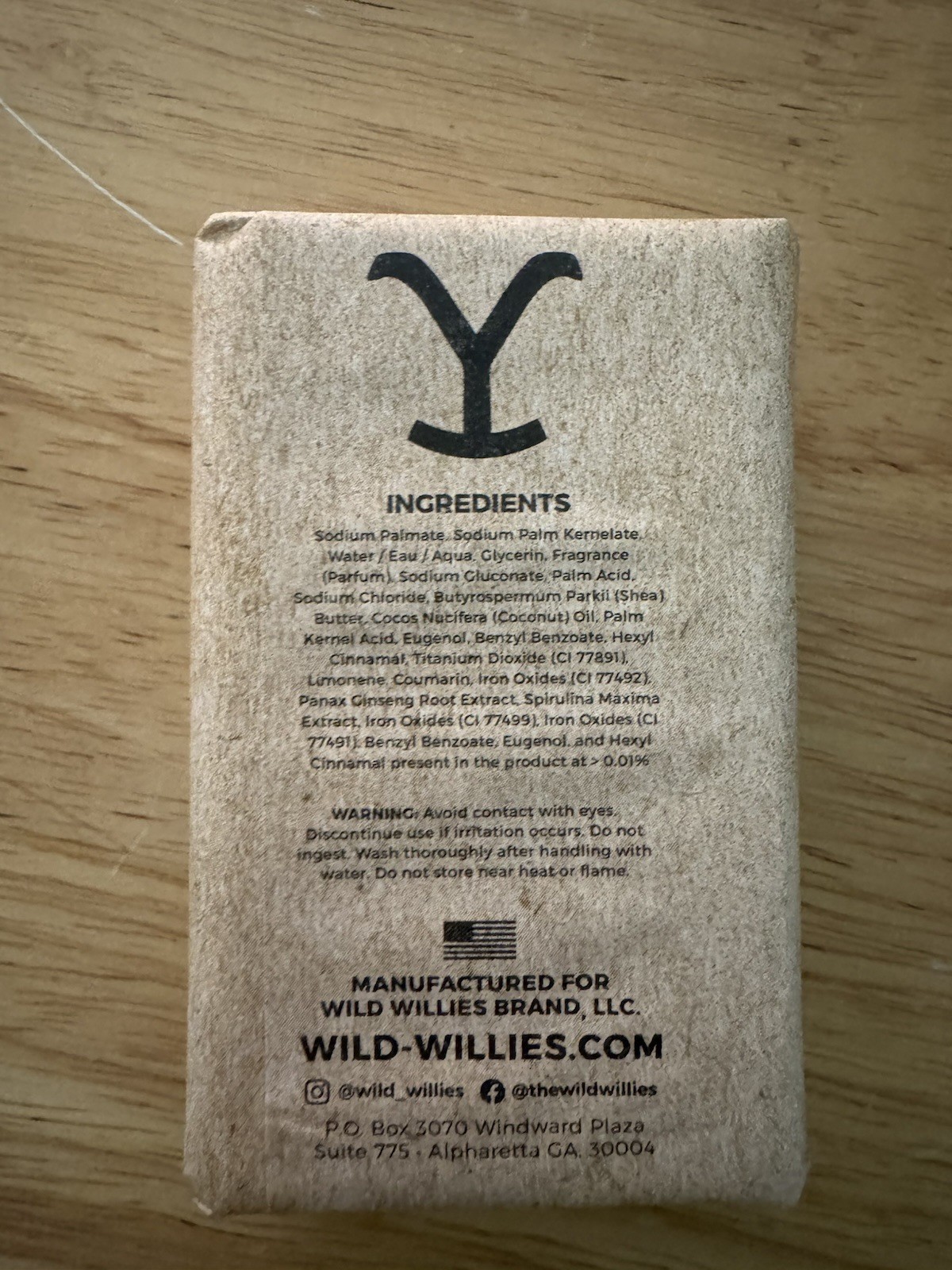 Yellowstone Aspen Trail Body Bar Soap 5oz