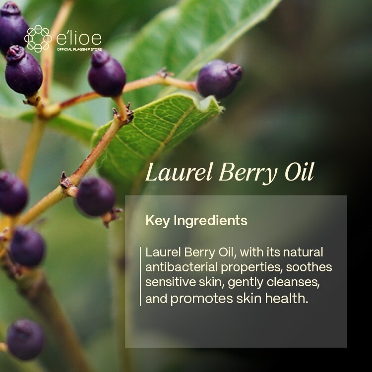 e’lioe Soap Laurel Berry Oil 2-Step Solution for ECZEMA Trouble Skin-200g – DHL