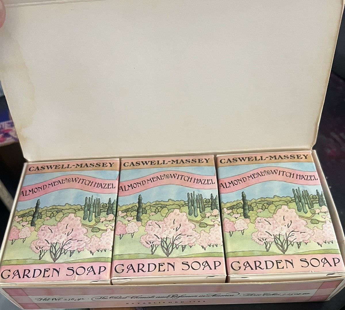 Crabtree & Evelyn/Caswell & Maxey Vtg Savon Soaps Various Scents Lot Of 5