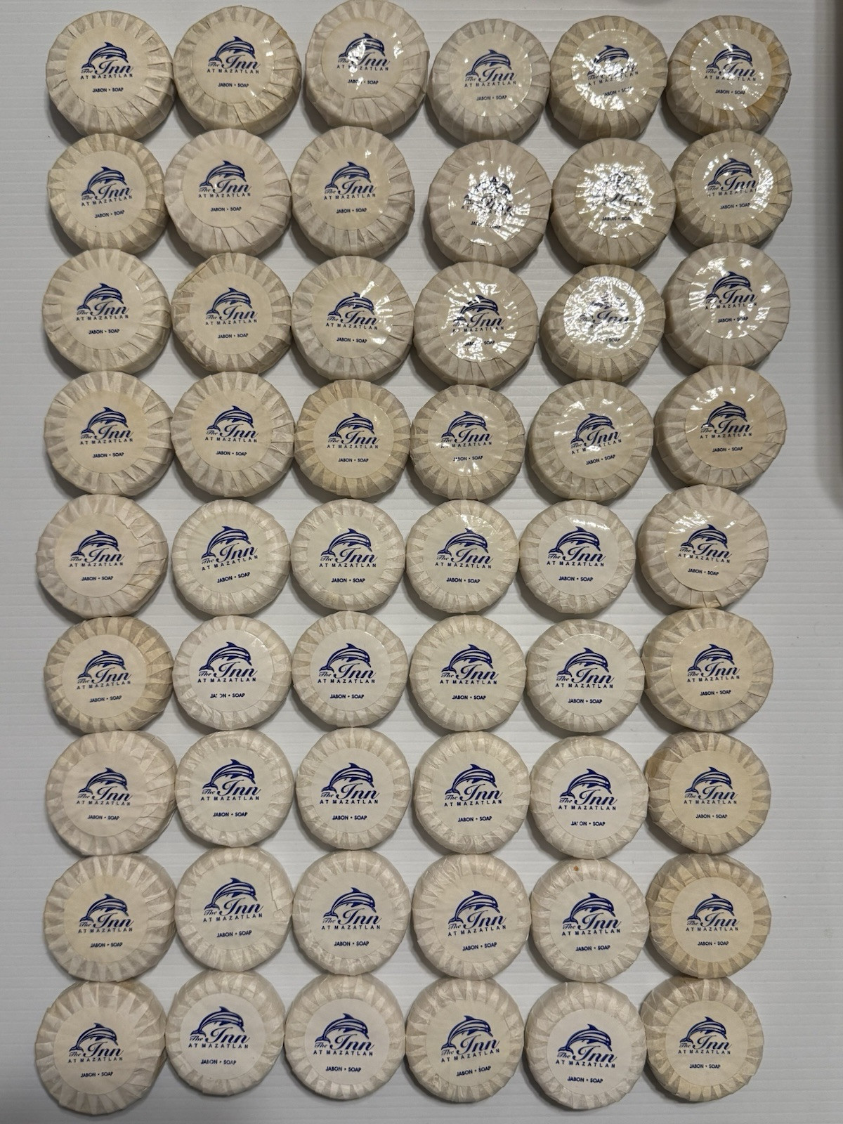 (56 BARS) NIB THE INN AT MAZATLAN JABON SOAP CLEANING BAR 1.60 OZ /45g TRAVEL SZ