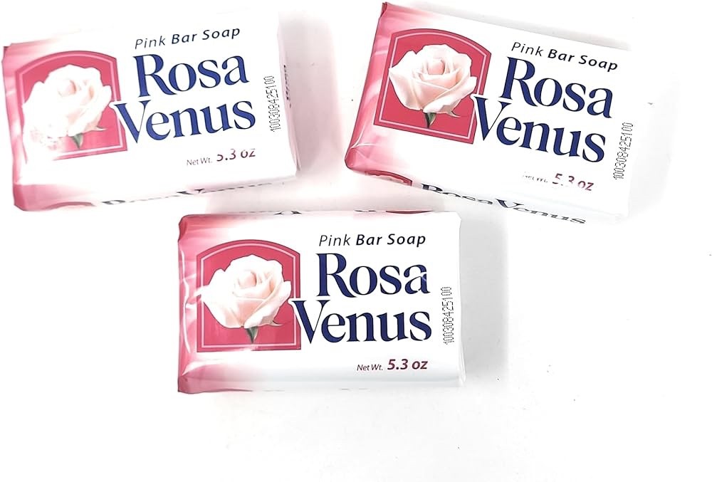 Rosa Venus Pink Soap- 3.5oz (3 PACK)