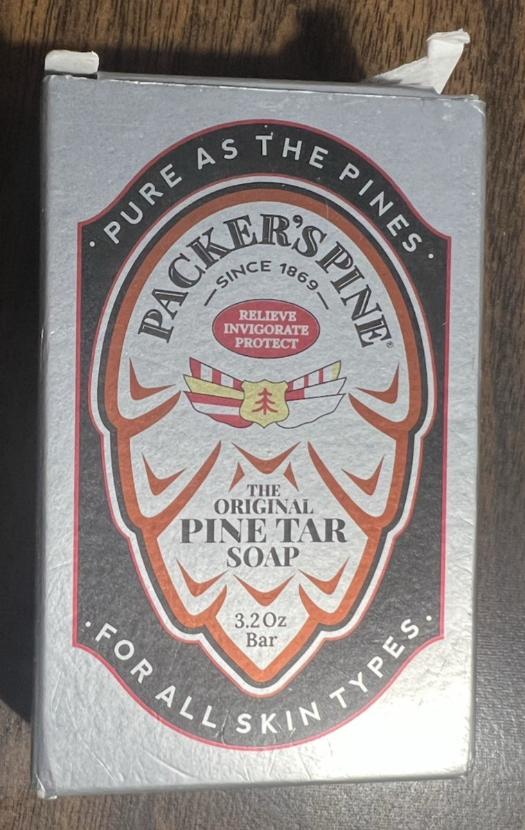 Packer’s Pine Tar Soap The Original Men Body Soap Made With Natural Pine Tar B73