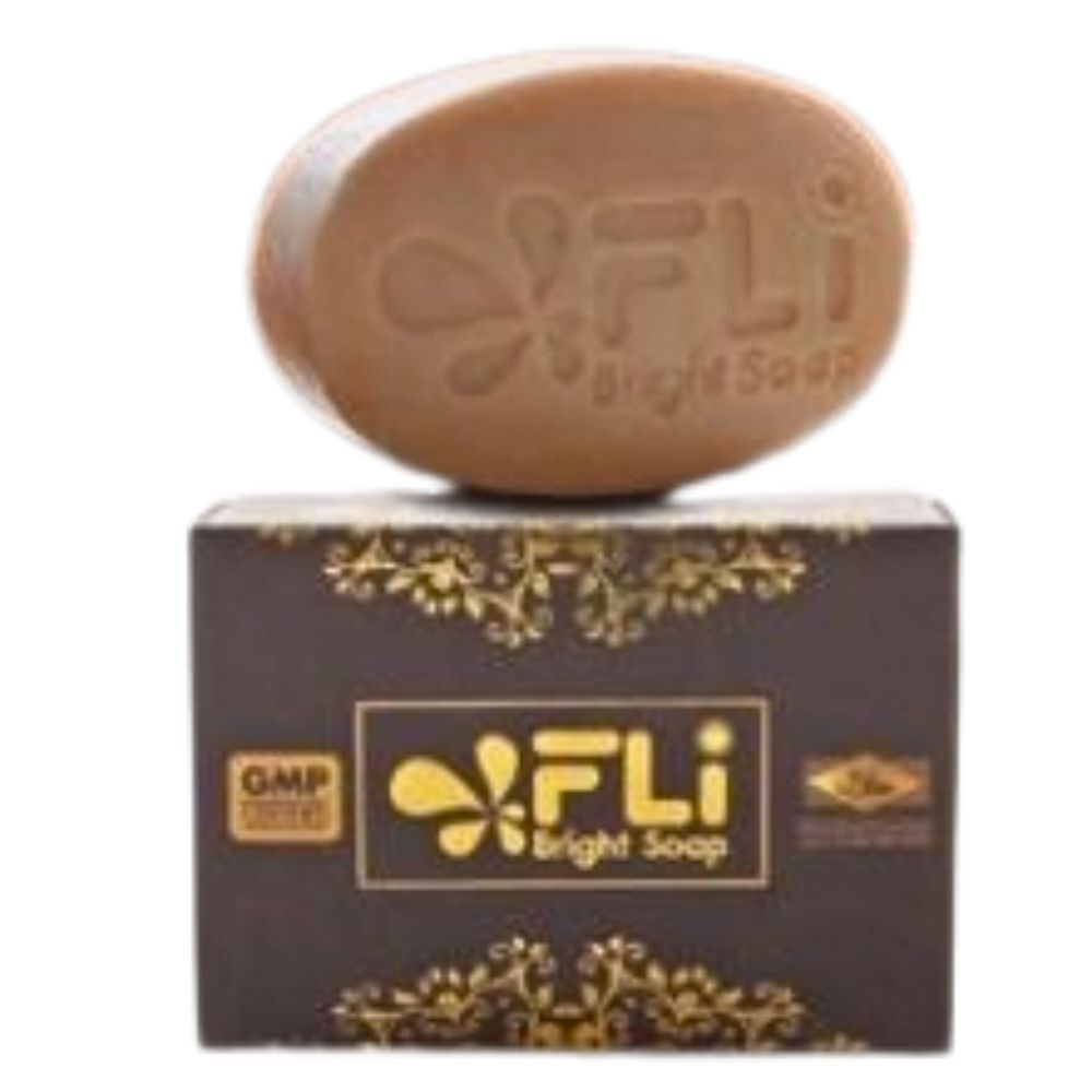 FLI Soap Bright Whitening Face Body Skin Health 9 Legendary Herb Reduce Freckles