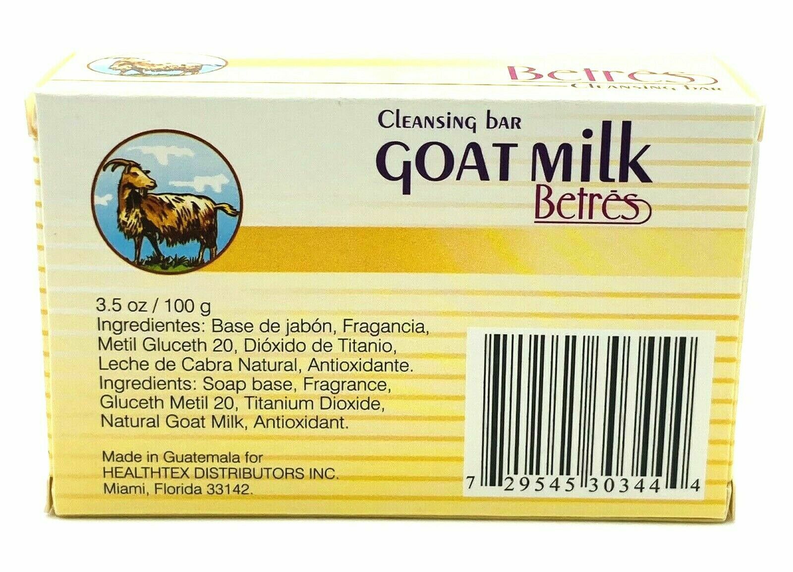 Betres Goat Milk Moisturizing Bar Soap 3.5 oz – Choose Quantity