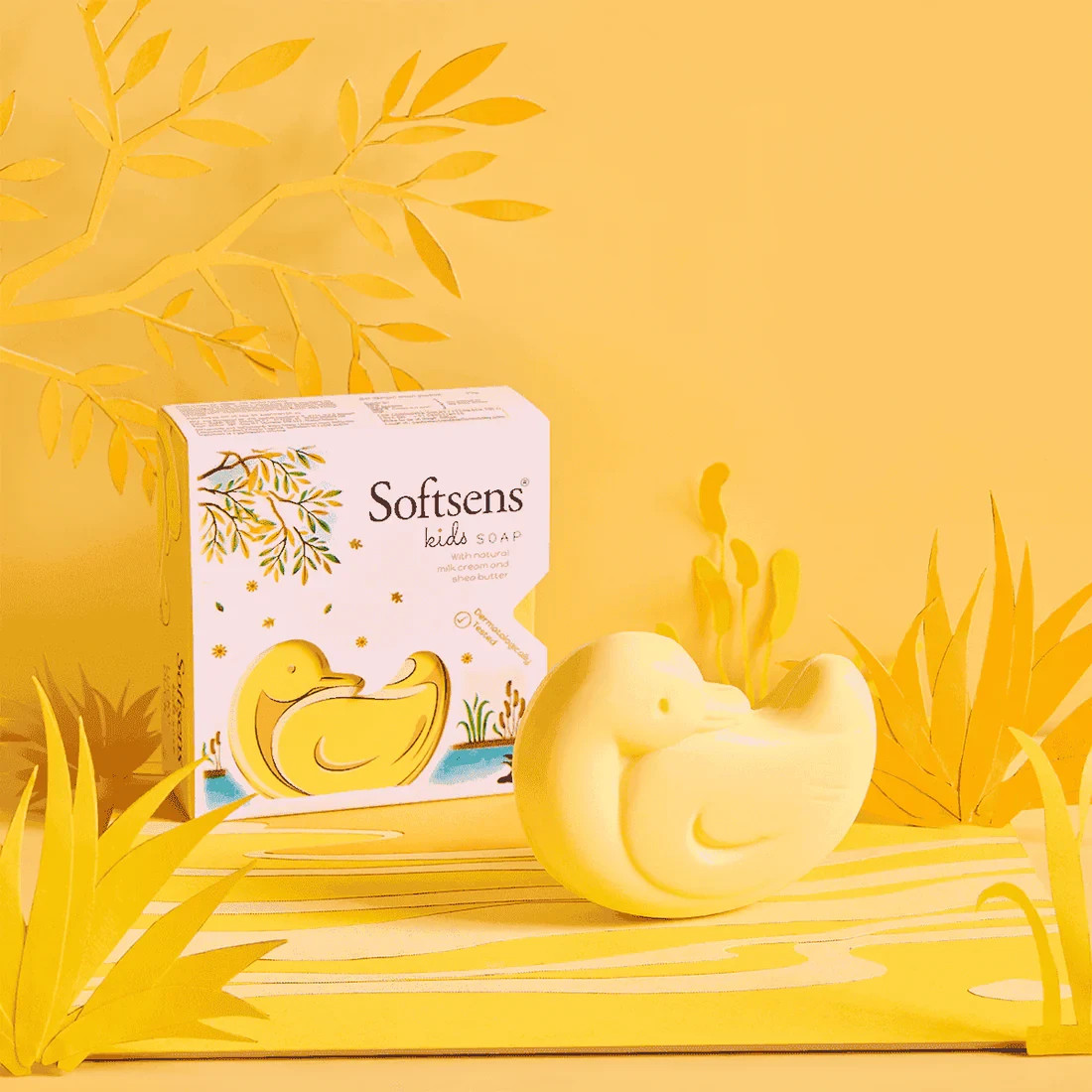 Softsens Pack of 5 Kids Soap With Animal Shape | Baby Love This Soap