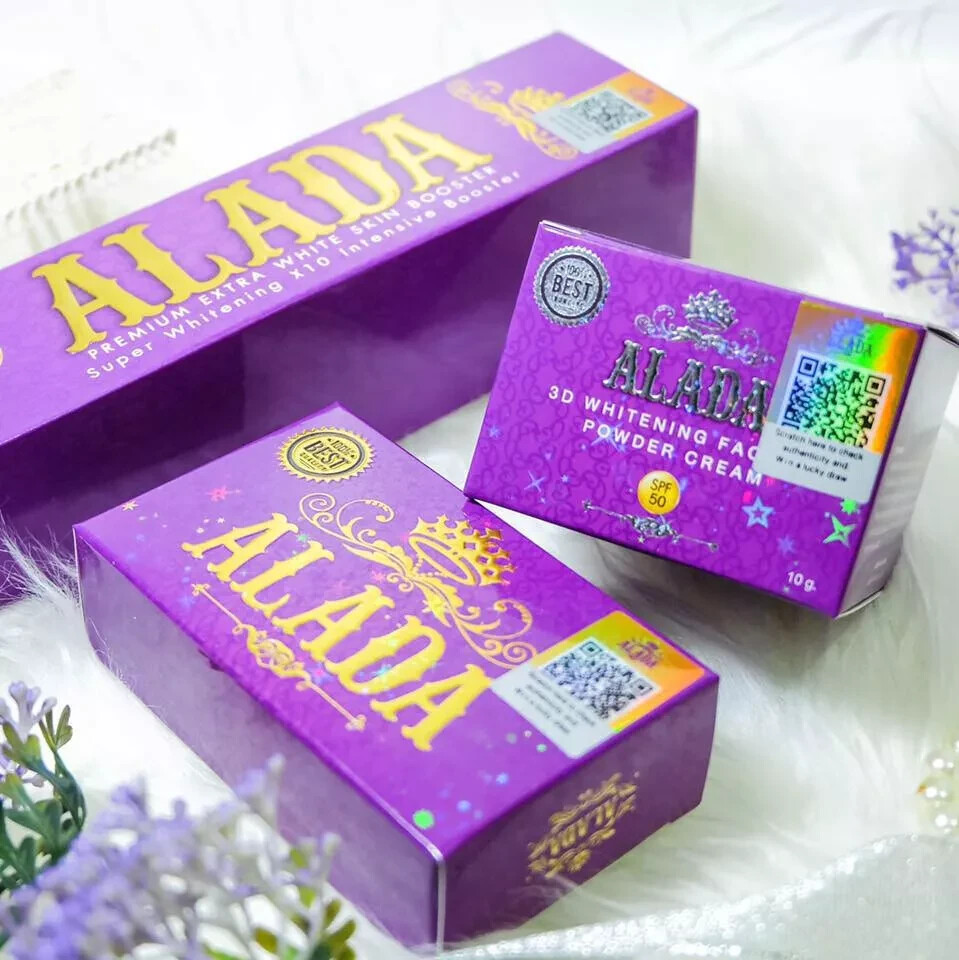 6X Alada Whitening Soap Naturally Brightening Natural Extract Face & Body 160g