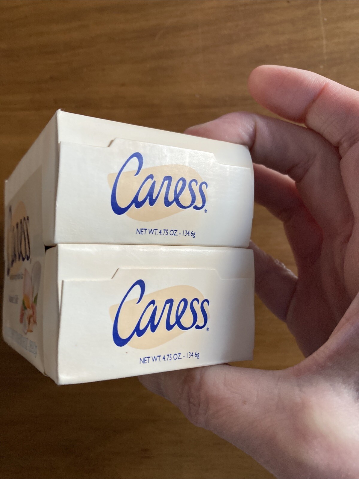 2 Pack VINTAGE 2001 Caress Moisturizing Body Bar Soap Nature’s Silk 4.75 oz each