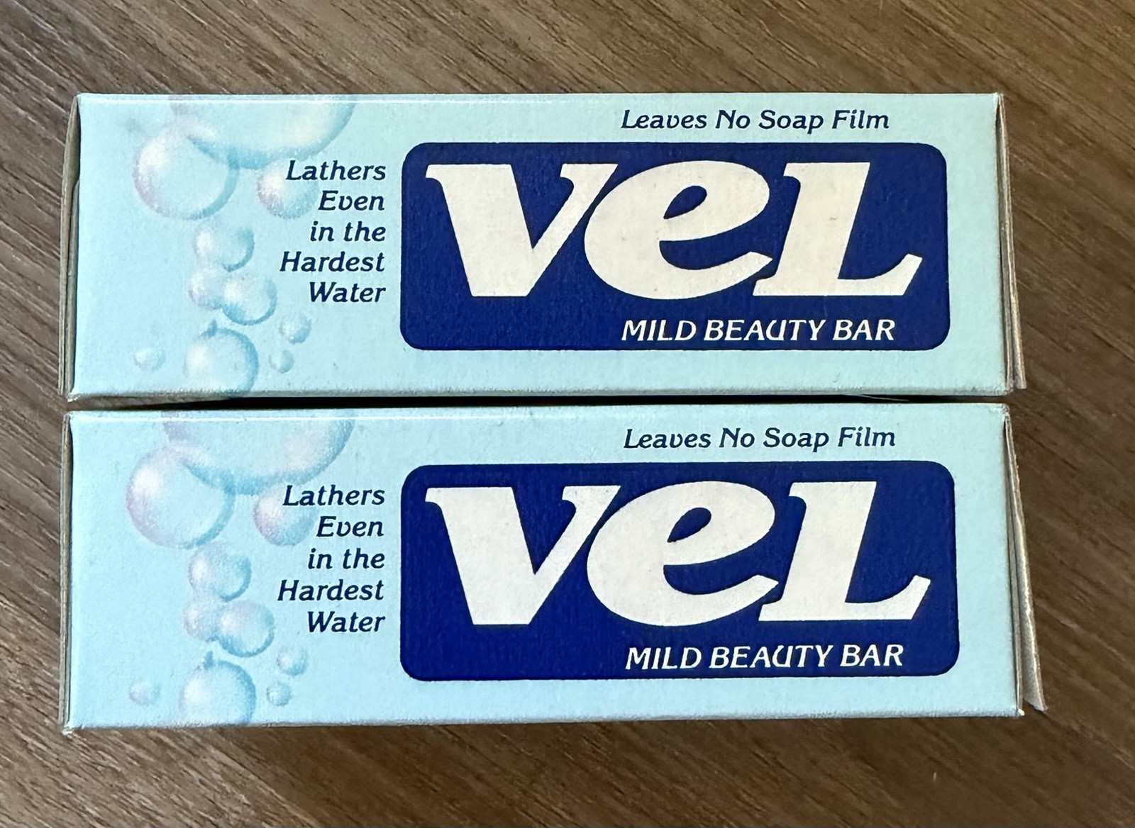 (2) Vintage VEL Mild Beauty Bar Soap Old Stock 4.5 Oz New