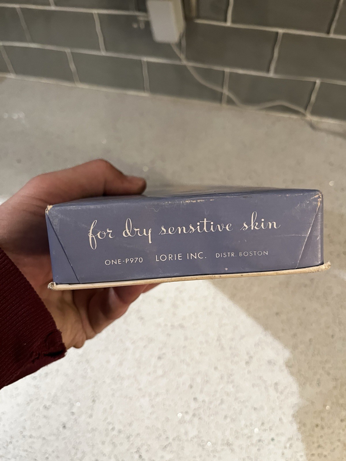 Vtg Lorie For Dry Sensitive Skin Savon Au Lait Soap