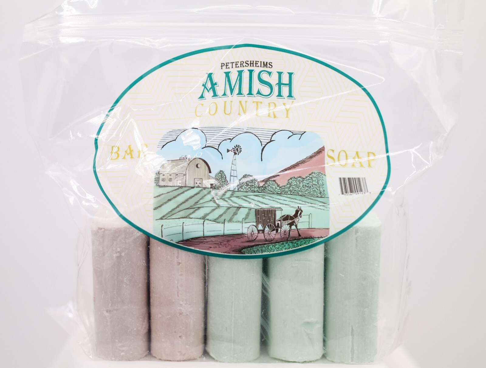 PETERSHEIMS All Natural Amish Country Bar Moisturizing Face & Bath Soap (5pack)