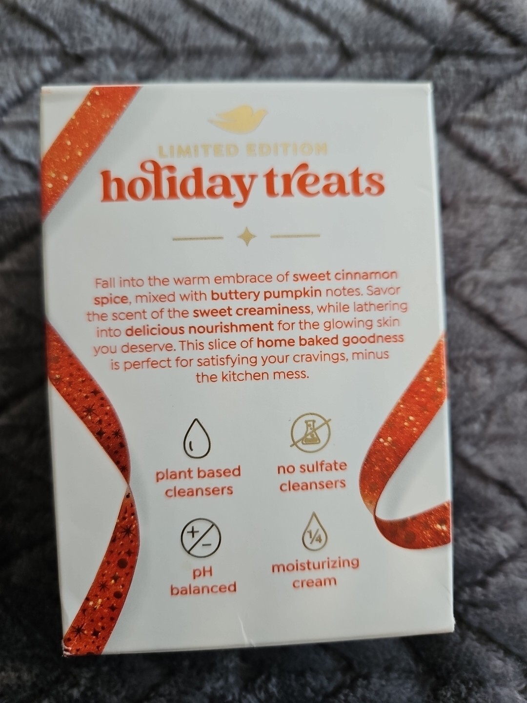 Dove Limited Edition Holiday Treats Beauty Bar Soap Cinnamon Pumpkin Pie 5oz NEW