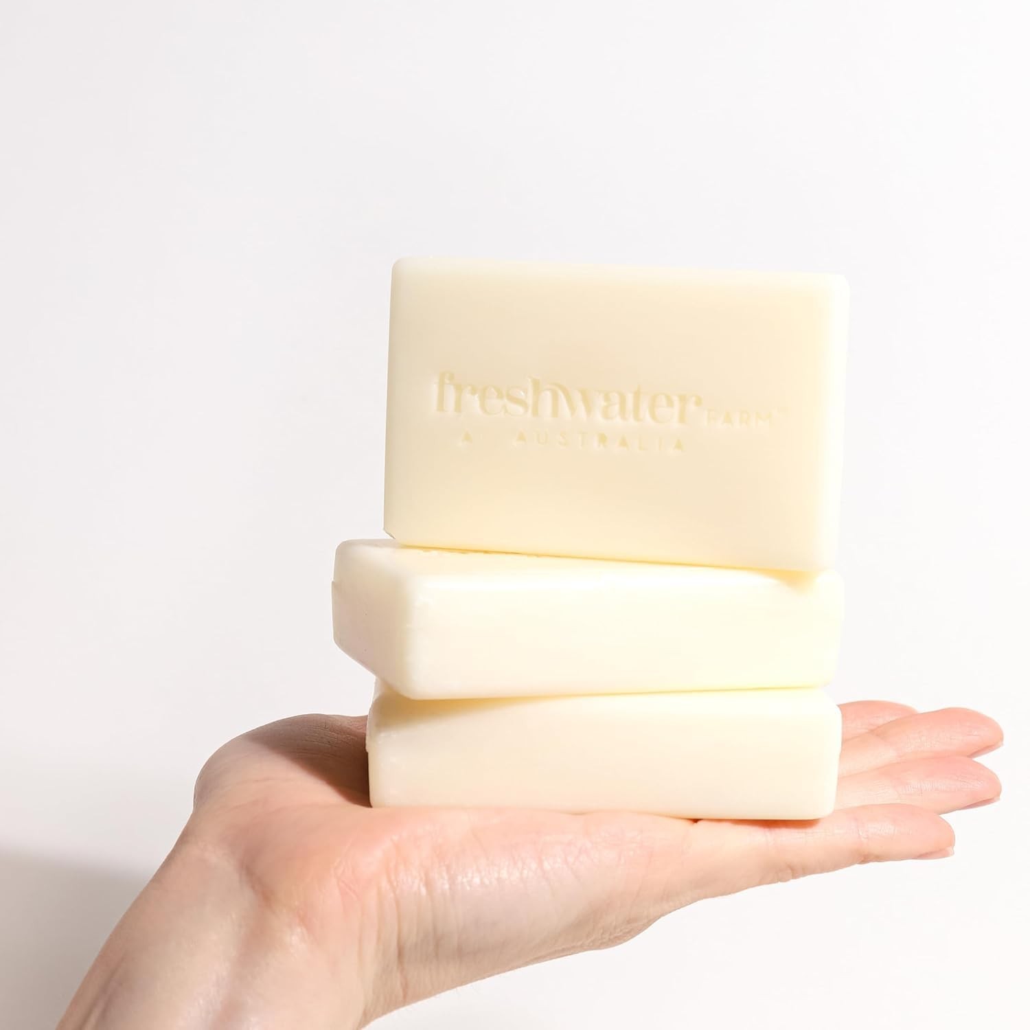 Freshwater Farm Australia Guest Soap Bars|Lemon Myrtle Oil & Manuka Honey Gue…