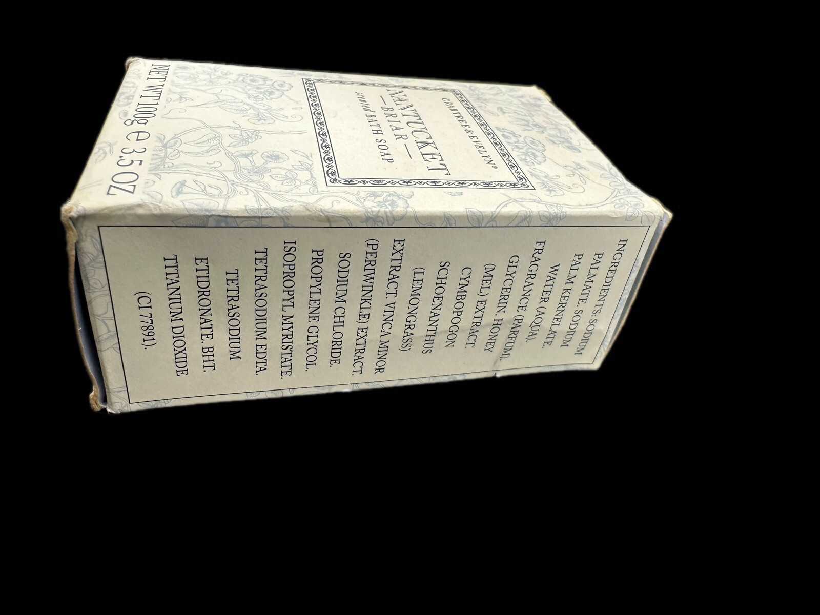 Crabtree & Evelyn Nantucket Briar Scented Bath Soap 3.5oz / 100g Sealed