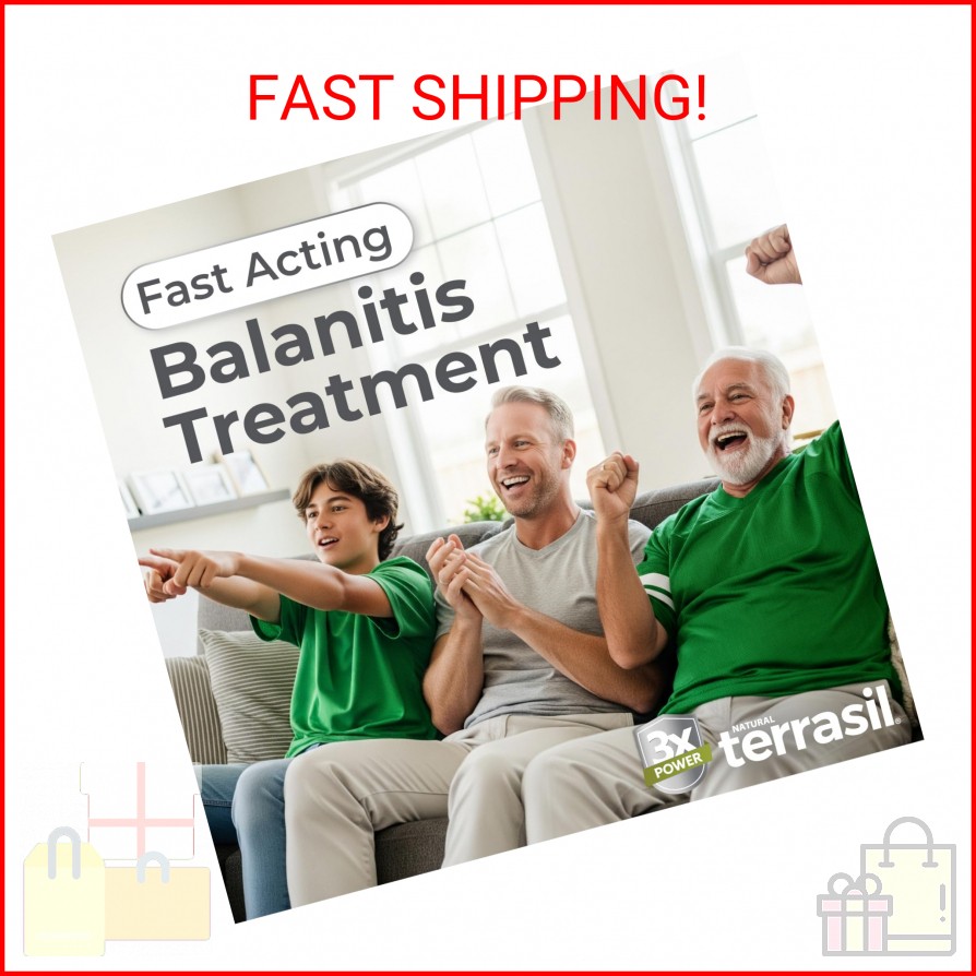 terrasil Balanitis Soap for Men, Care & Relief from Balanitis Symptoms: Itch, Re