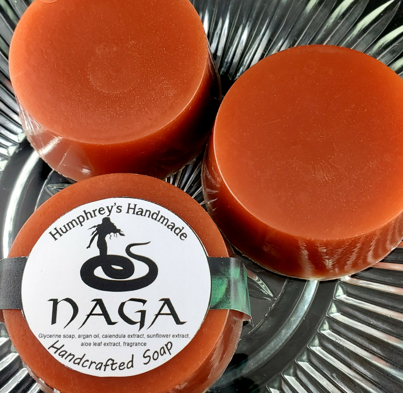 NAGA Nag Champa Shave Soap Unisex Womens Mens Beard Wash, Glycerin Argan Oil