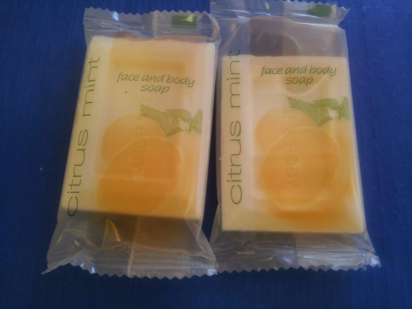 (10 BARS) SOAP BARS 1.1 oz CITRUS MINT BATH & FACE UPSCALE SIGNATURE COLLECTION