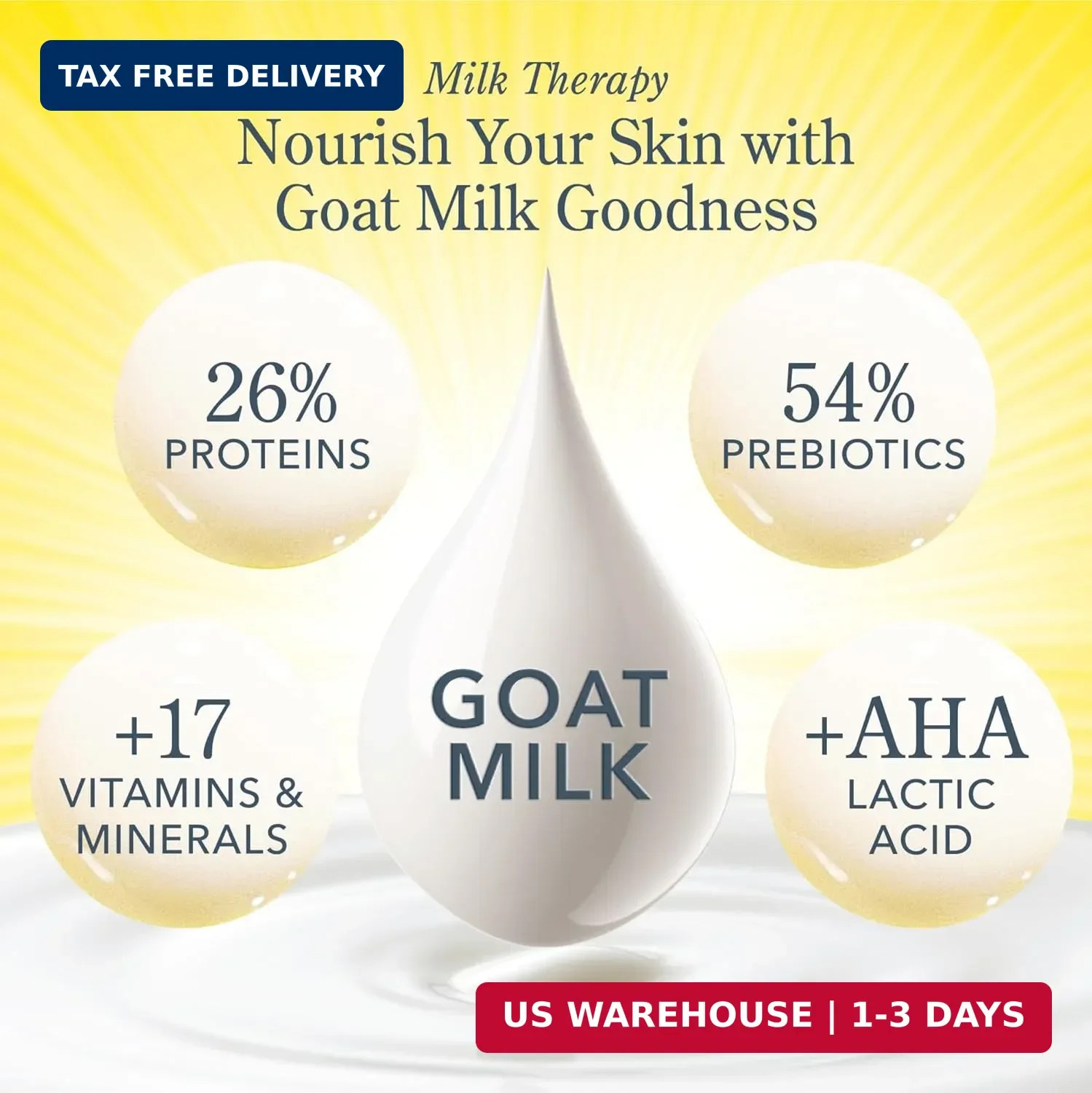 Beekman 1802 Goat Milk Soap – Moisturizing Hand & Body Soap Bar with Shea Butter