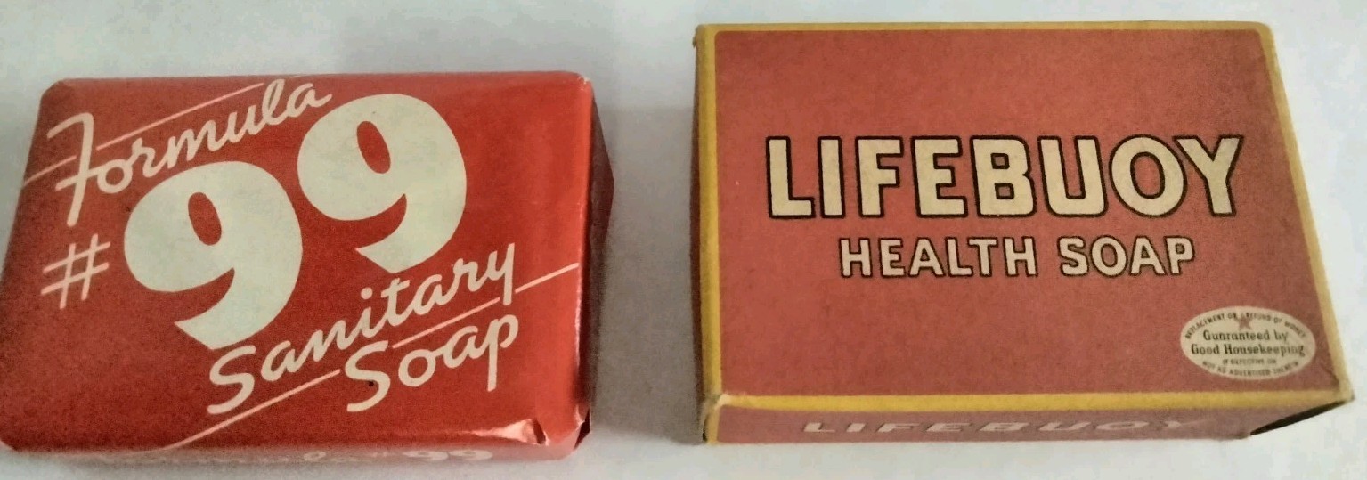 VTG New Retro (Lot Of 2) Formula 99 Soap And Lifebouy Health Soap.