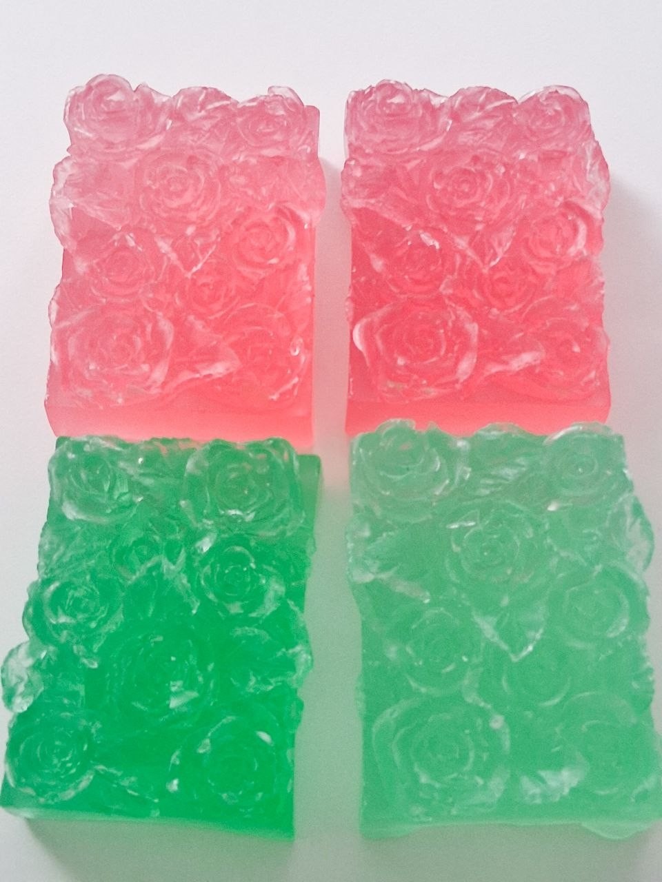 Lavender Bar SOAP 85g Jojoba Oil Moisturizing Rose Texture Natural