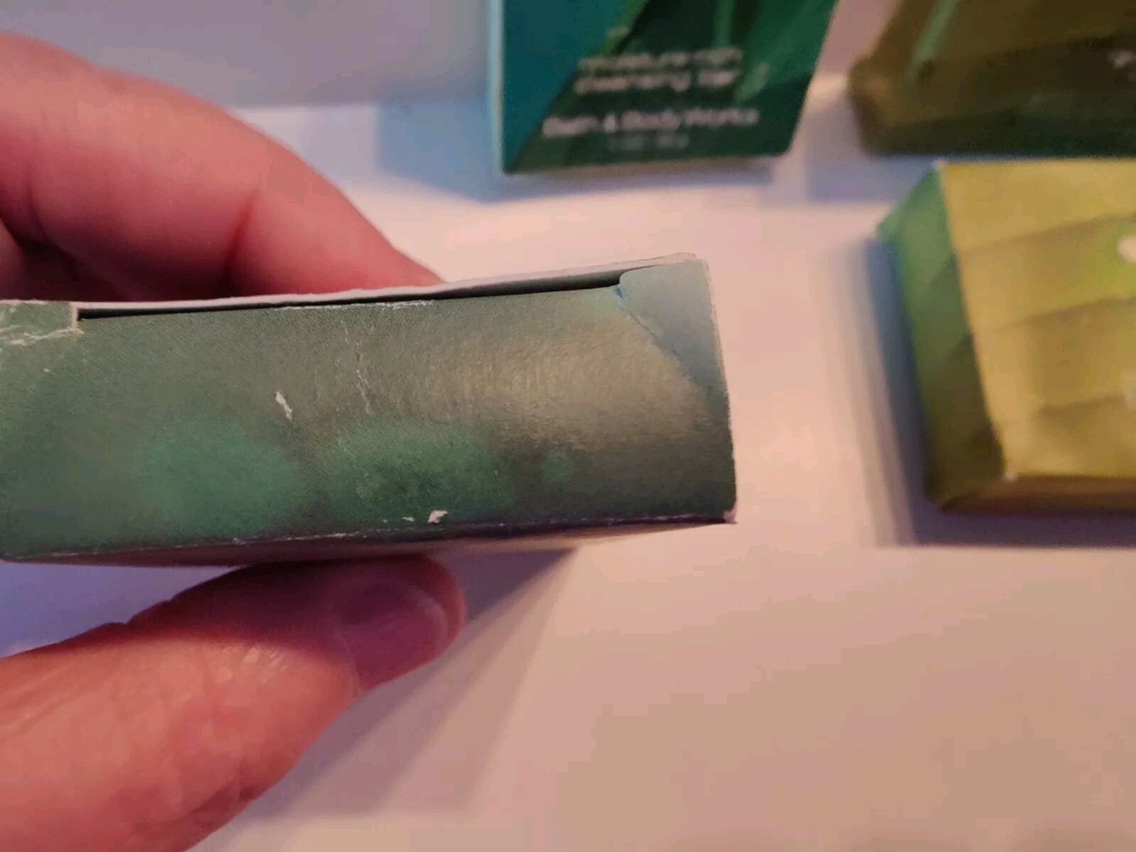 Bath & Body Works Rainkissed Leaves Soap Lot of 4, 2oz bars Total of 8oz NEW