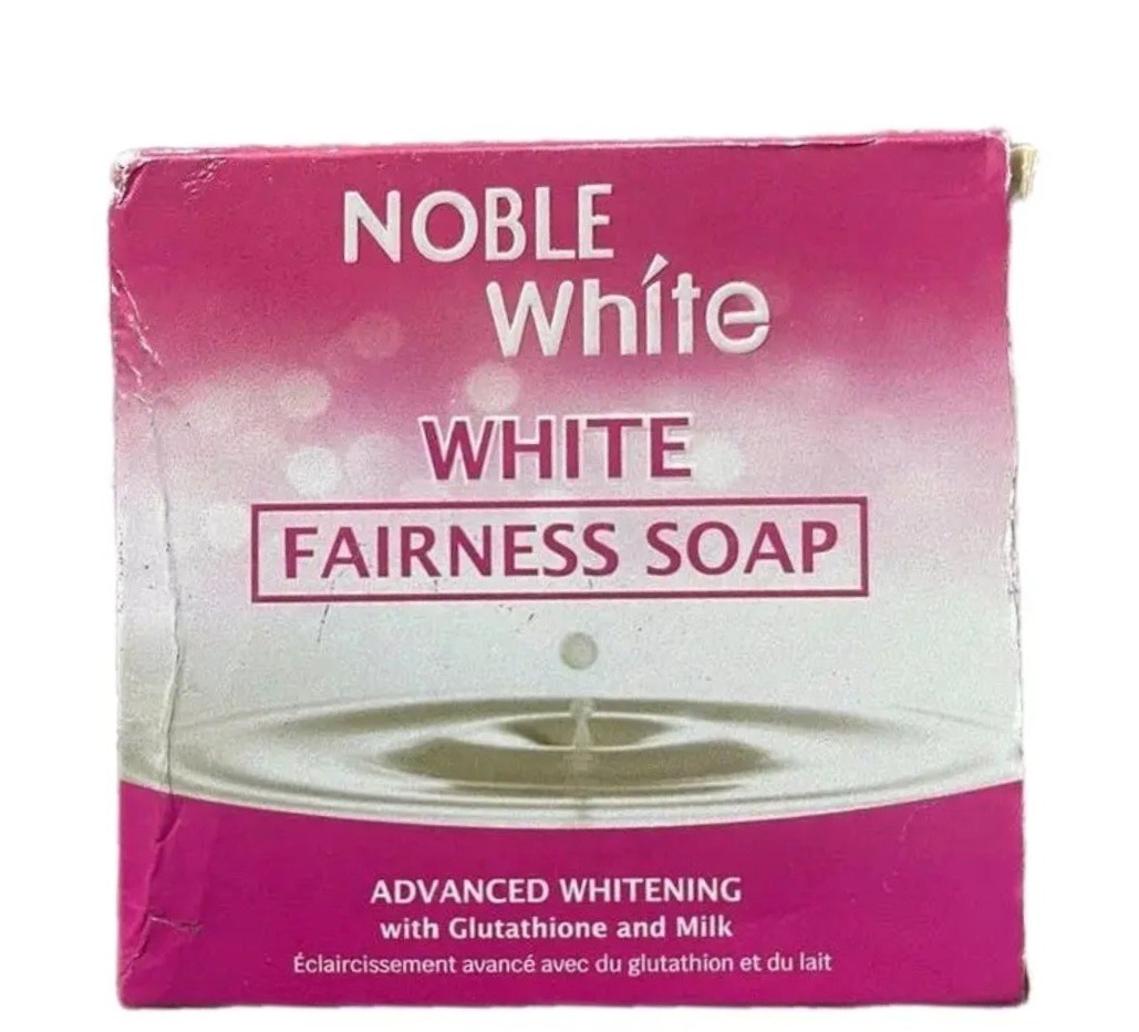 NOBLE WHITE FAIRNESS SOAP ADVANCED GLUTATHIONE WHITENING MILK SOAP 200G