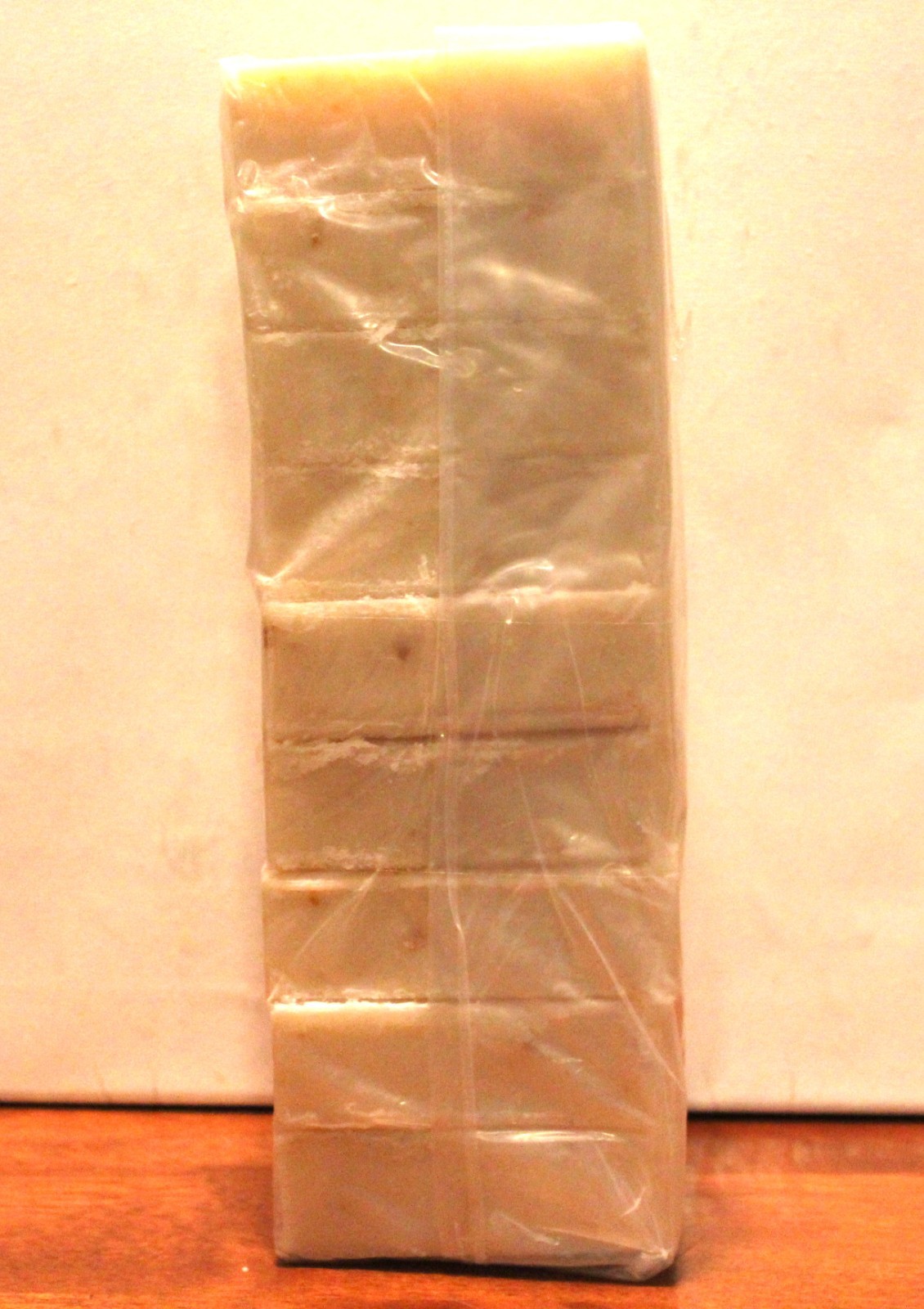Patchouli Sandalwood Goat Milk Cold Processed handmade soap loaf, 7 precut bars