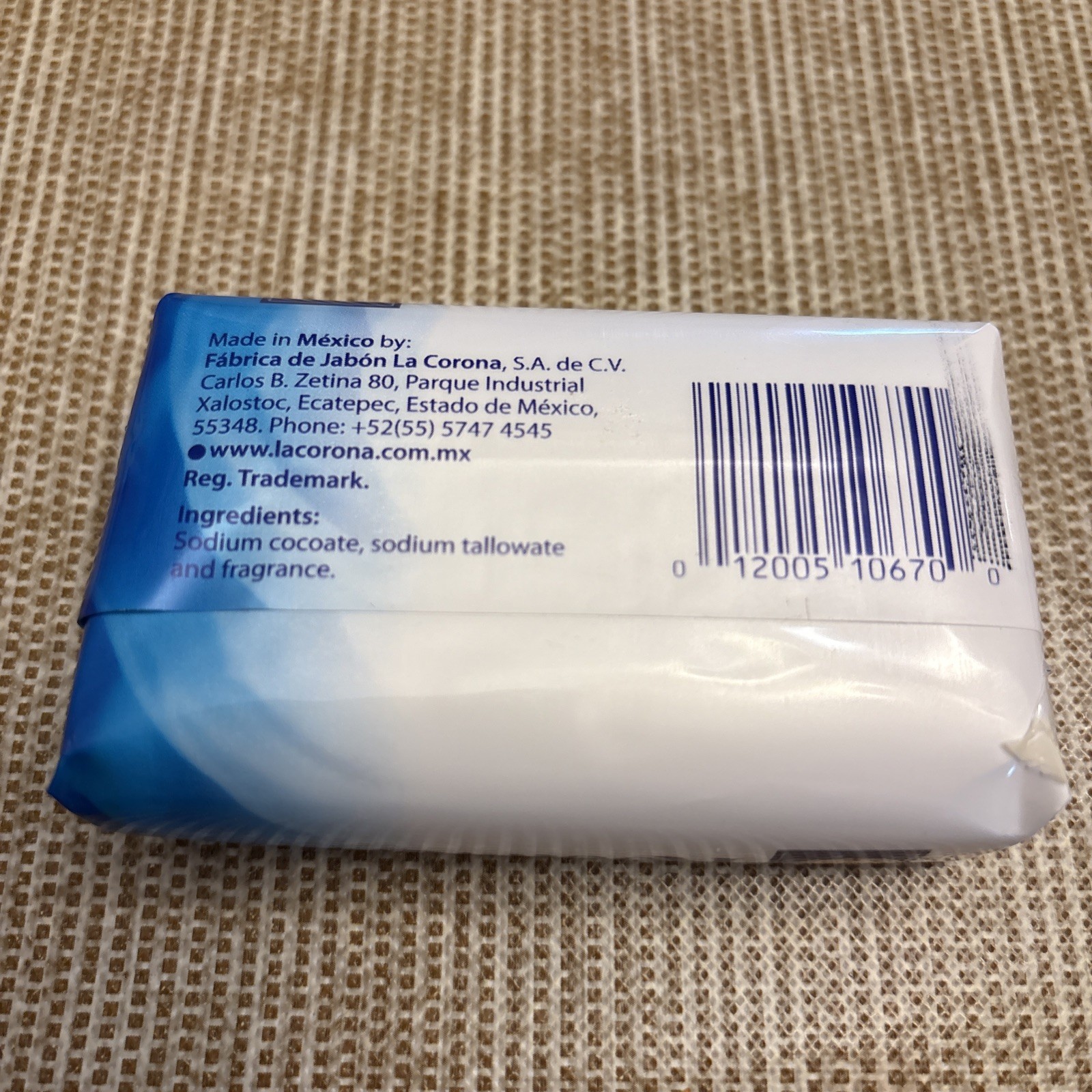Jabon Rosa Venus Blanco(White) Classic 3.5 oz Soap Bar