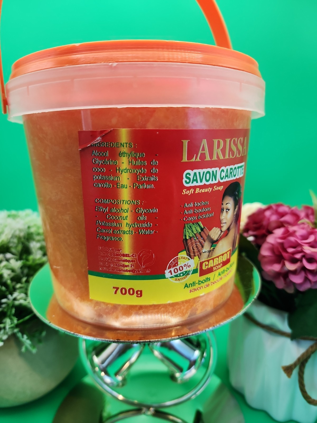 NEW LARISSA CARROT BEAUTY SOAP 700gG