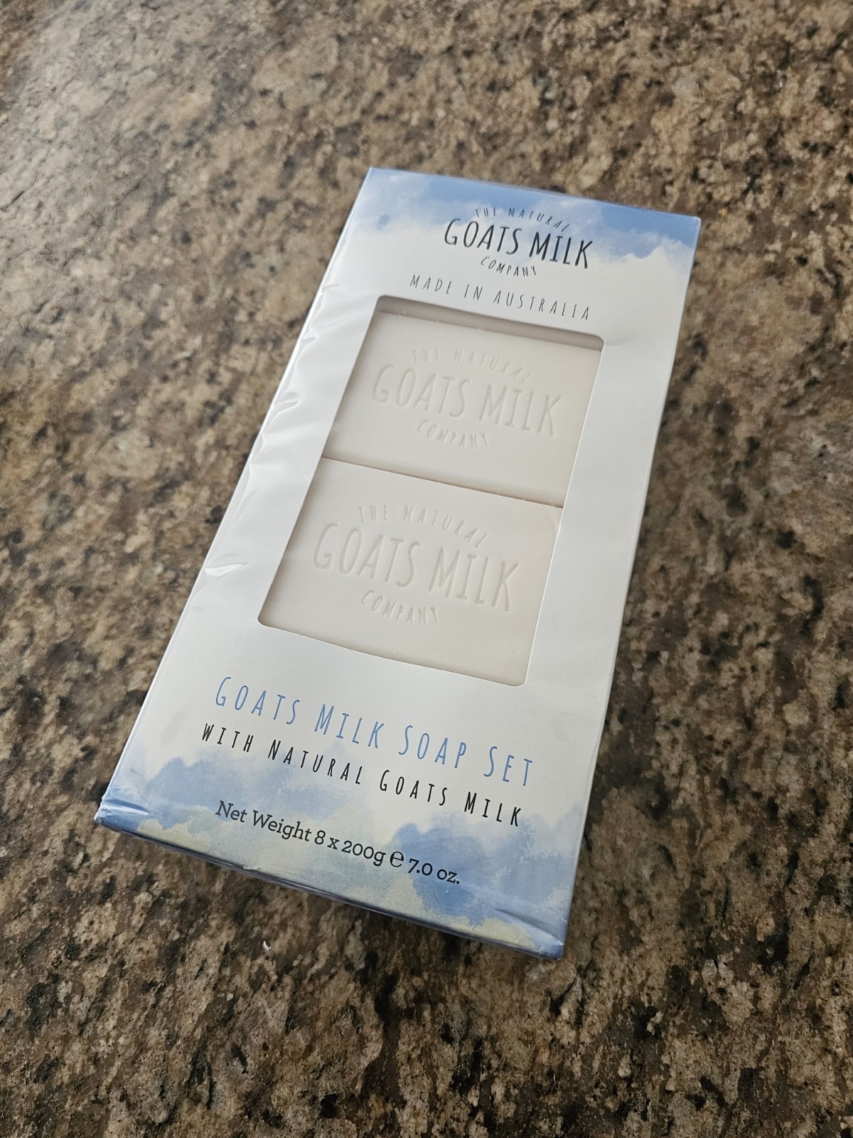 Box of 8 The Natural Goats Milk Soap Company Made In Australia ~ 8 x 7.0 Oz Bars