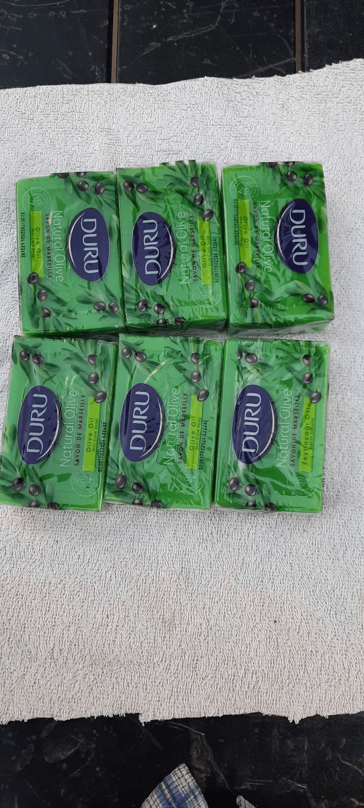 NATURAL OLIVE OIL BAR CASTILE BATH SOAP 6 BARS 6 OZ 180G