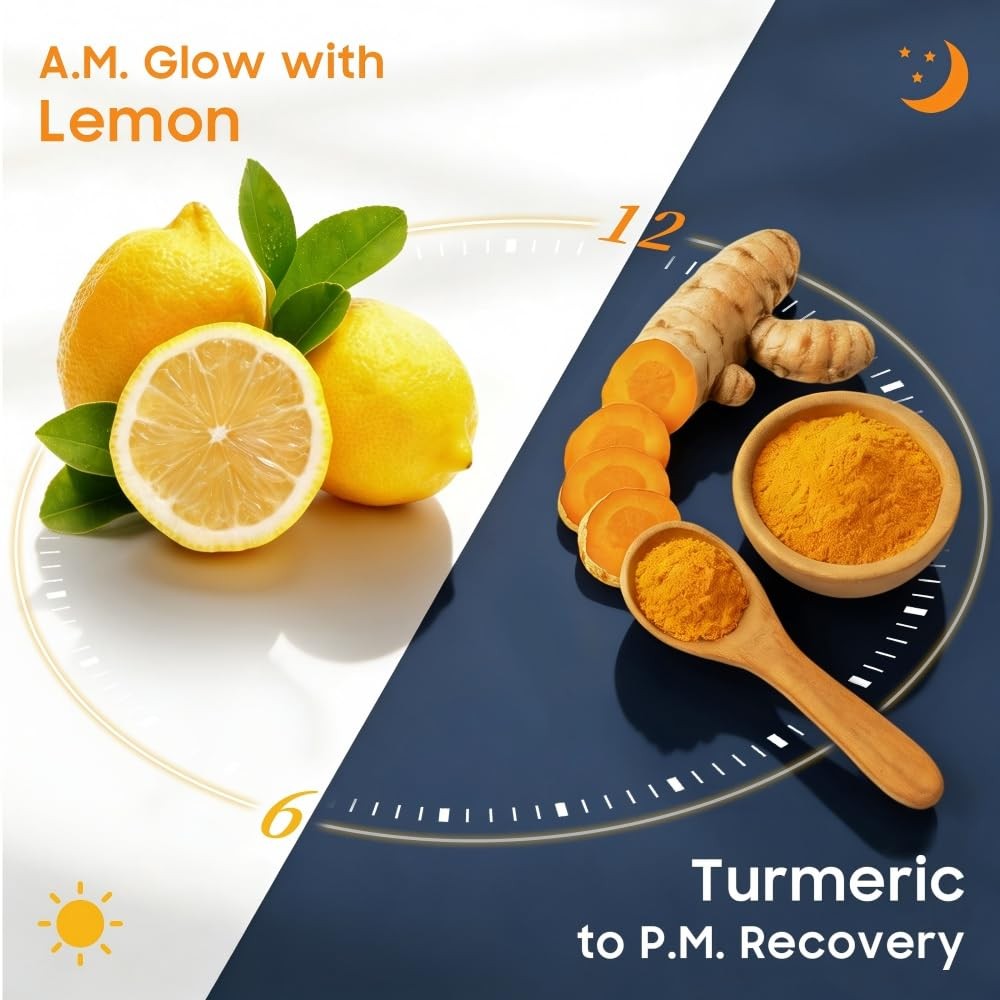 Lemon & Turmeric Soap Bar for Dark Spots, Powered by Kojic Acid & Vitamin C -…
