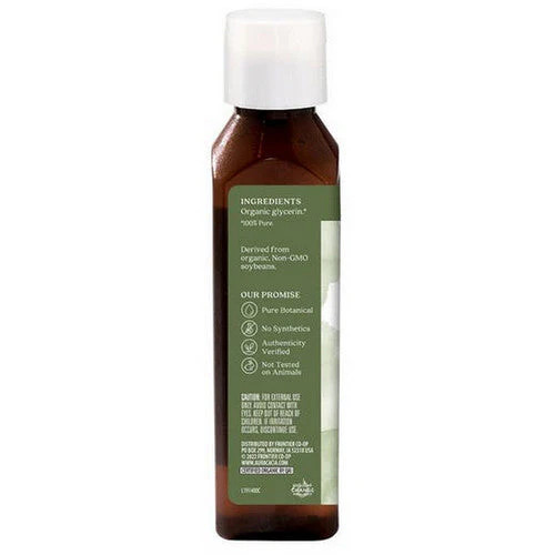 Organic Skin Care Oil Vegetable Glycerin 4 Oz By Aura Cacia