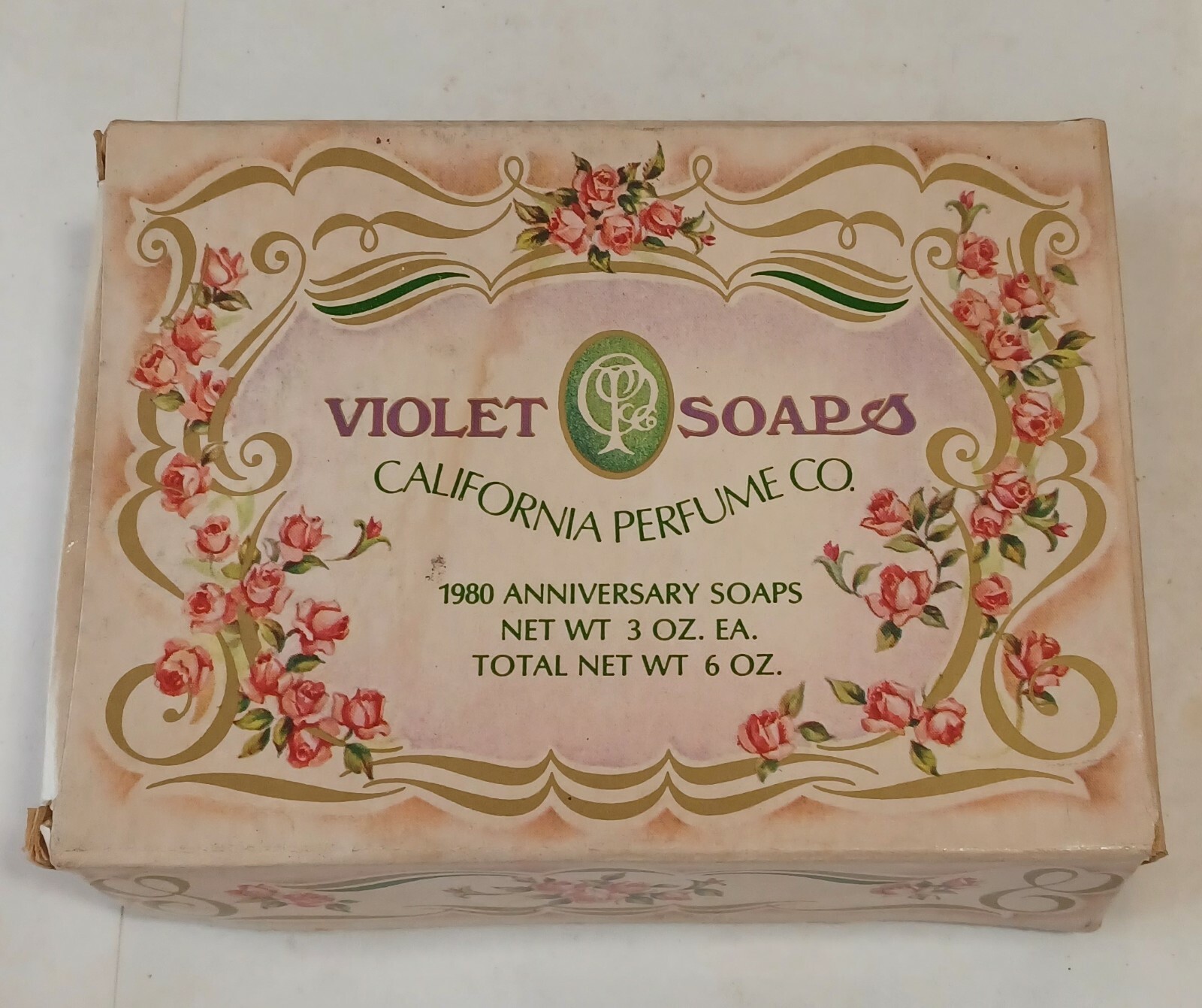 Violet soaps by California perfume company, Avon. 1980 6 oz New in box & unused