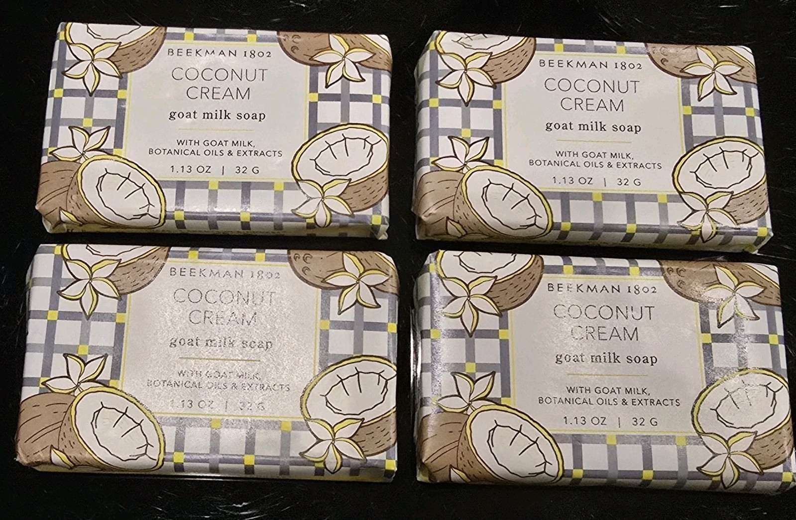 LOT OF 33- Beekman 1802 – Coconut Cream Goat Milk Soap 1.13 oz / 32 g