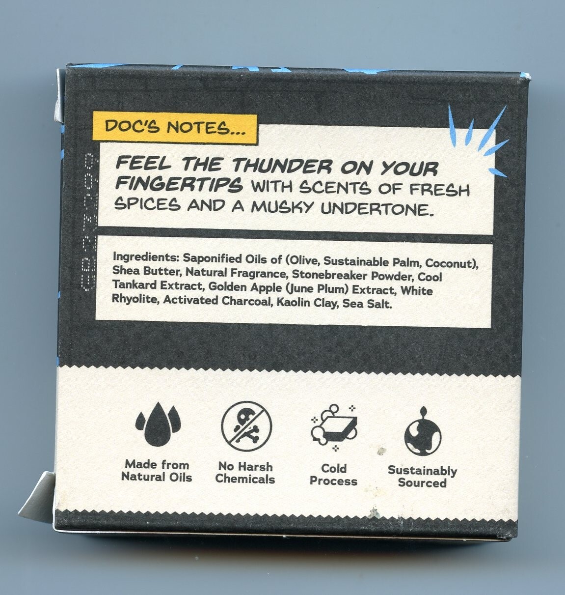 Dr. Squatch Limited Edition Marvel Divine Storm Men’s Natural Soap Bar