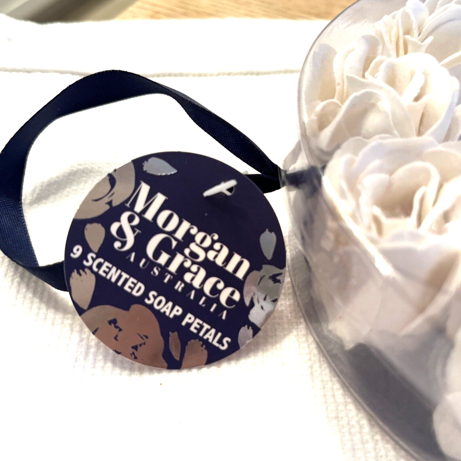 Morgan & Grace Australia 9 Scented Soap Petals NIB for Indulging Bath Time!