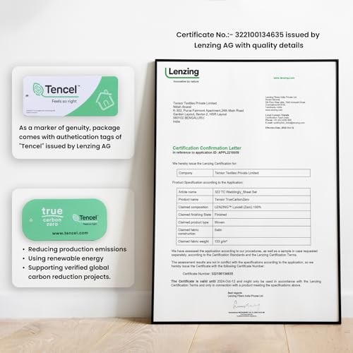 Certified 100% Tencel Lyocell|Sateen Standard/Queen Pillowcases White